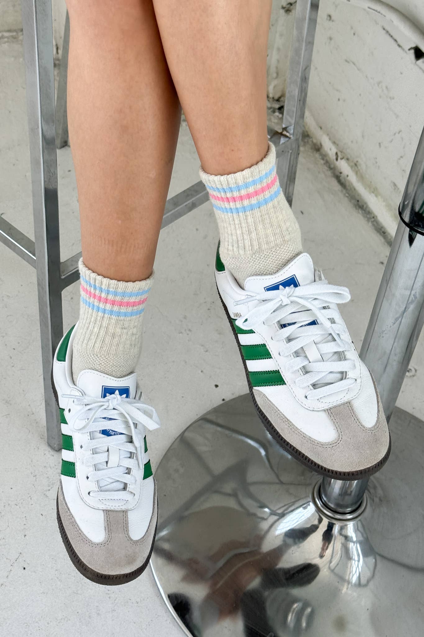 Girlfriend Socks: Bright Grey - Image 5