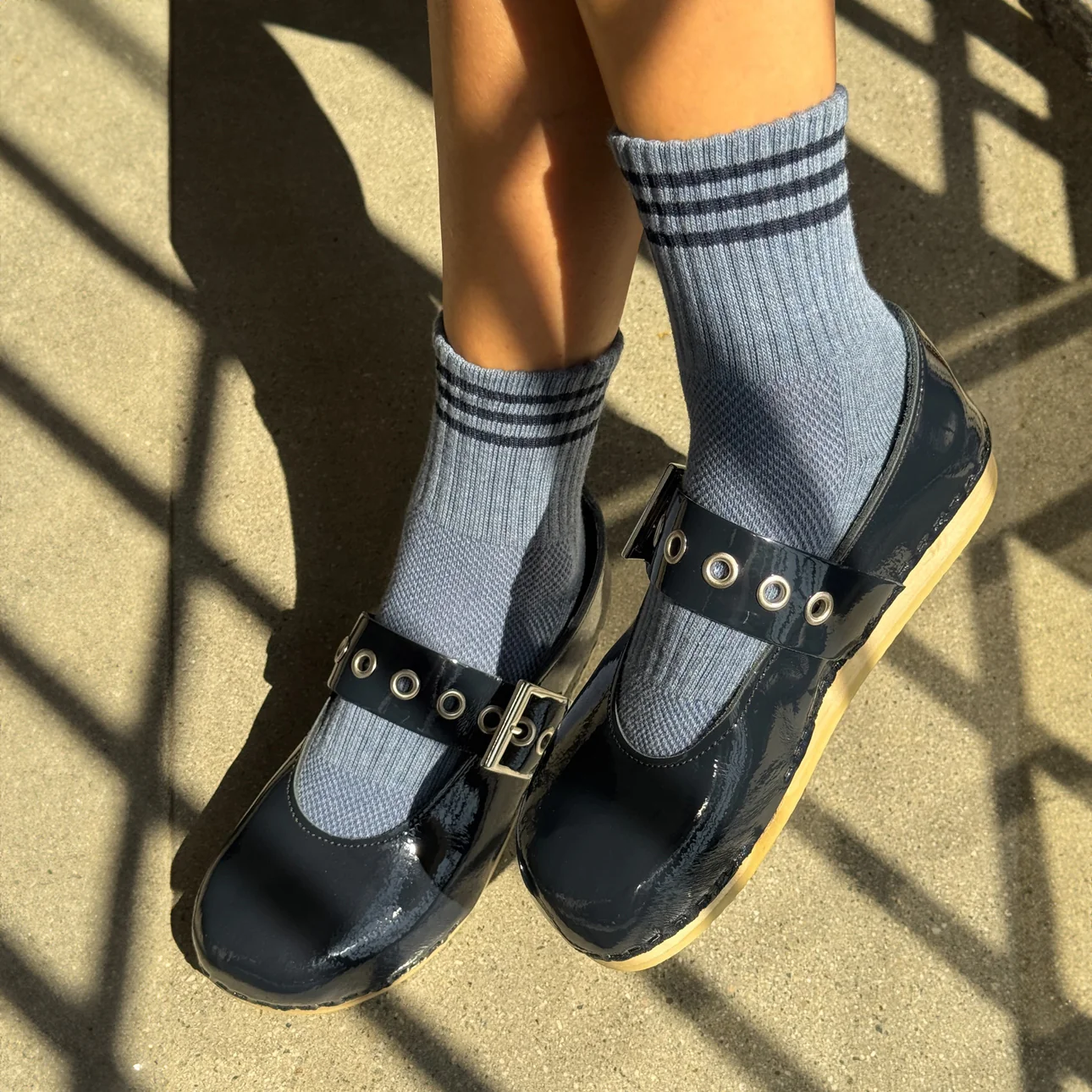 Girlfriend Socks: Indigo