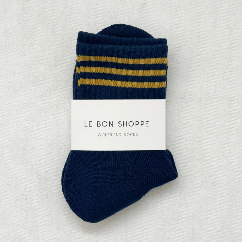 Girlfriend Socks: Navy - Image 3