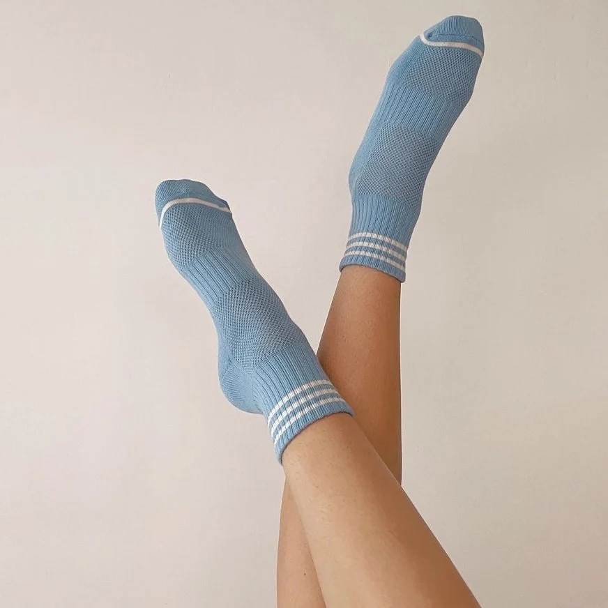 Girlfriend Socks: Parisian Blue