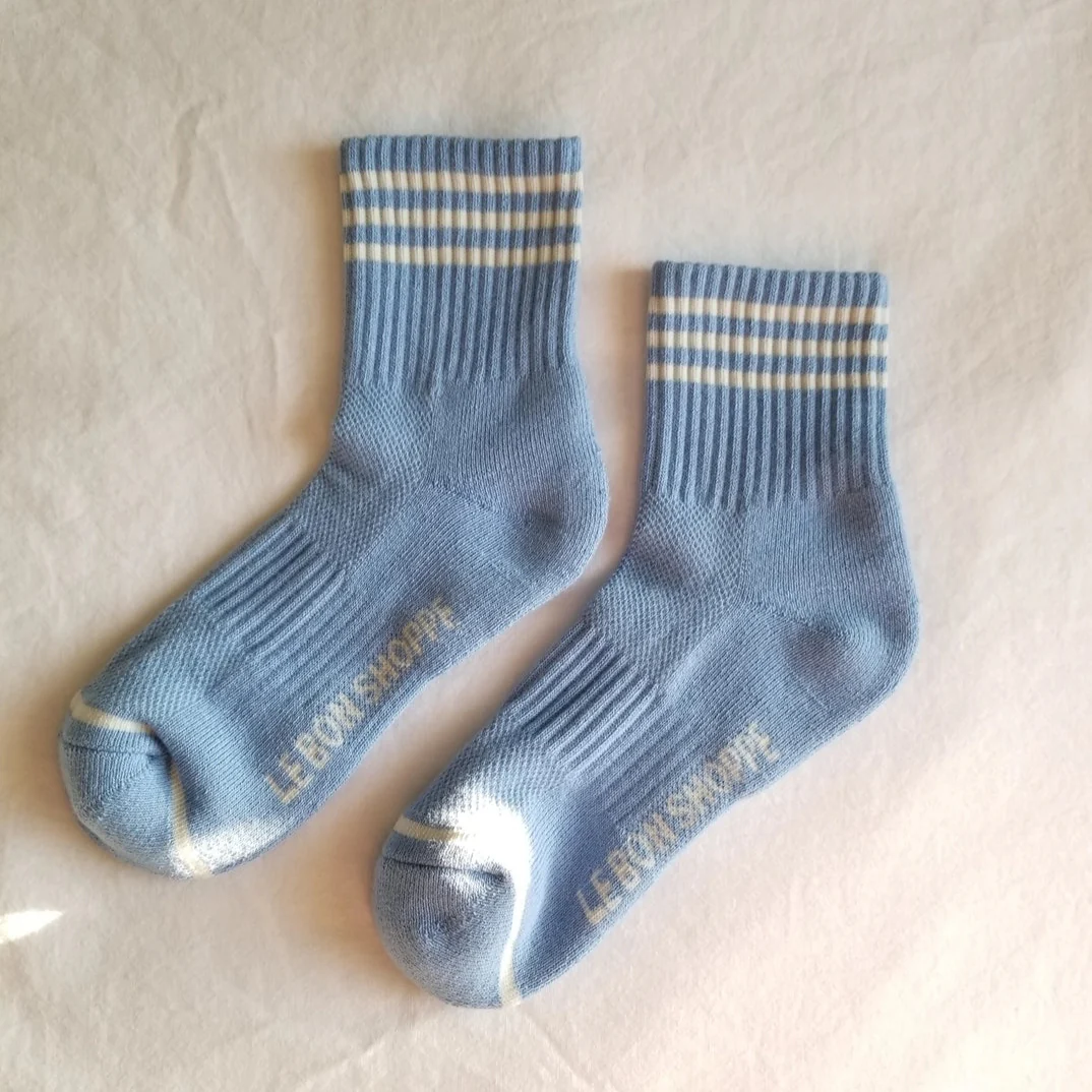 Girlfriend Socks: Parisian Blue - Image 2
