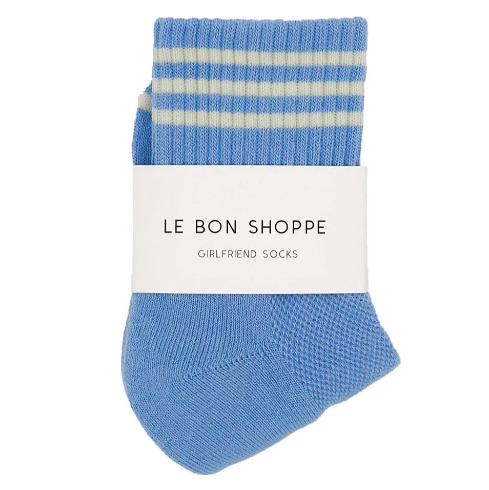 Girlfriend Socks: Parisian Blue - Image 3