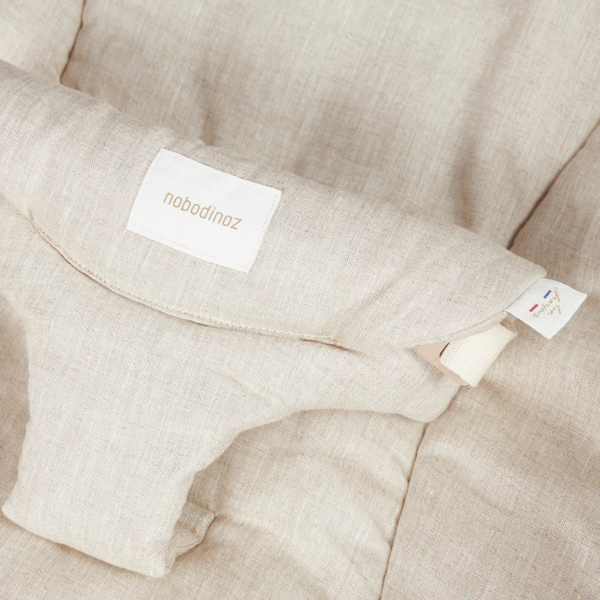 Growing Green Lin Français Baby Bouncer - Grey - Image 4