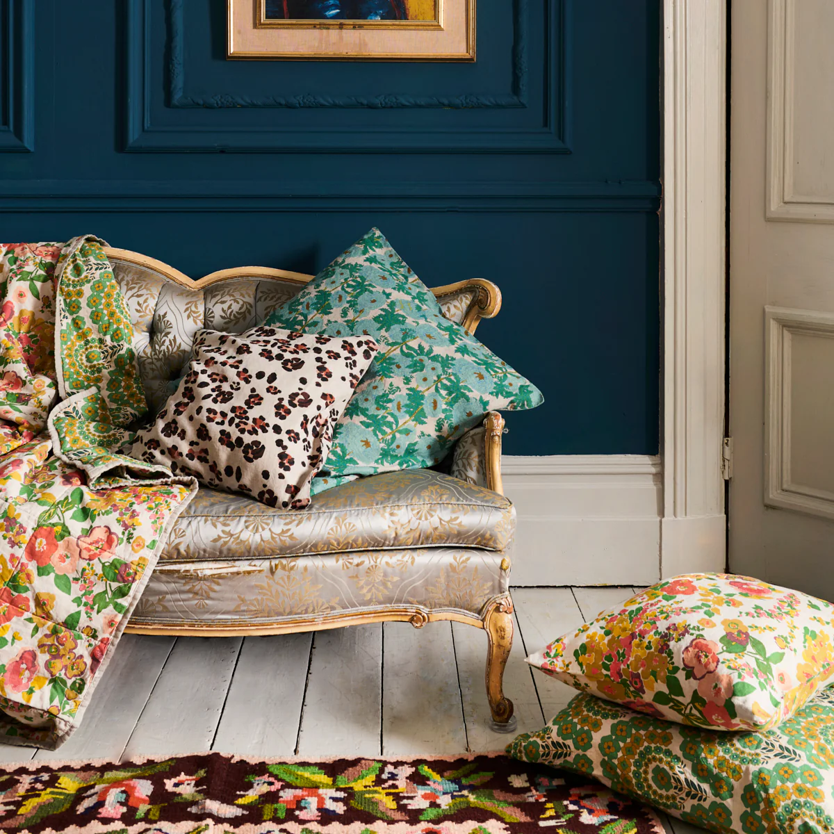 Harriet Floral Cushion 50 x 50 cm - Image 3
