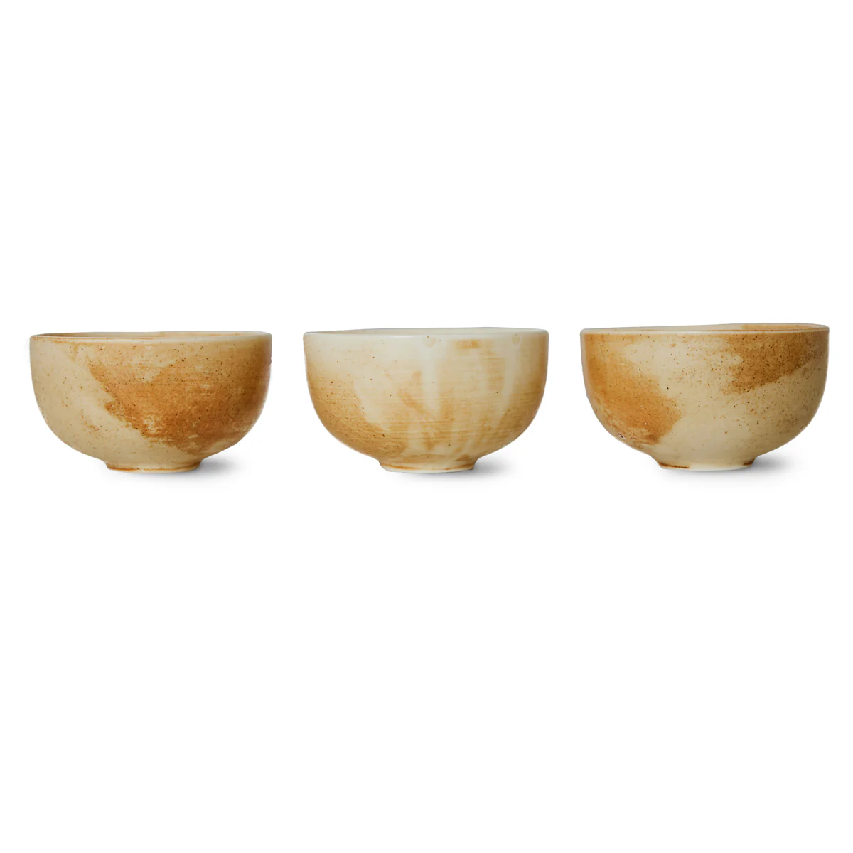 Home Chef Ceramics: Bowl Rustic Cream/Brown - Image 3