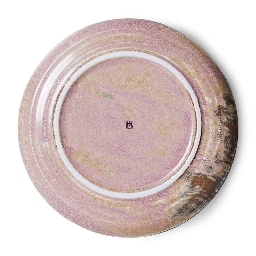 Home Chef Ceramics: Deep Plate Large Rustic Pink - Image 5