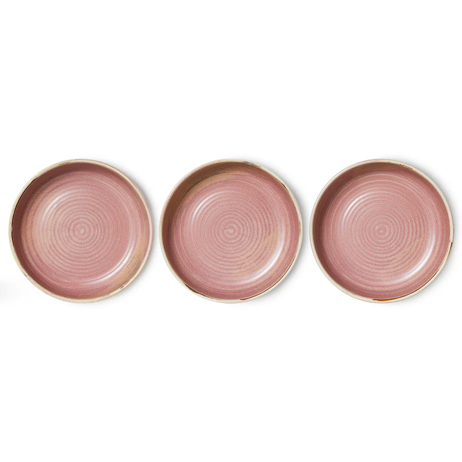 Home Chef Ceramics: Deep Plate Large Rustic Pink - Image 6
