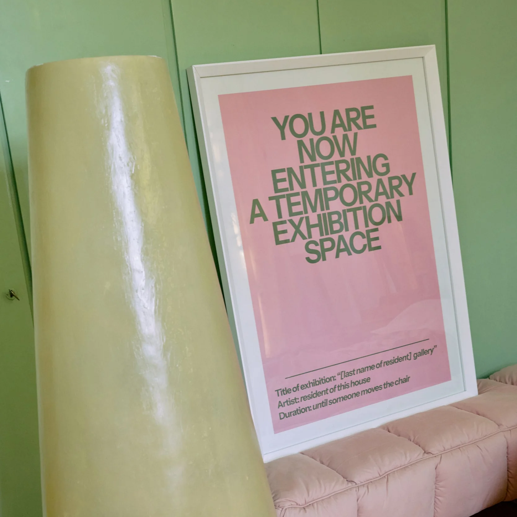 Home Gallery, Framed Poster 87x118cm - Image 3