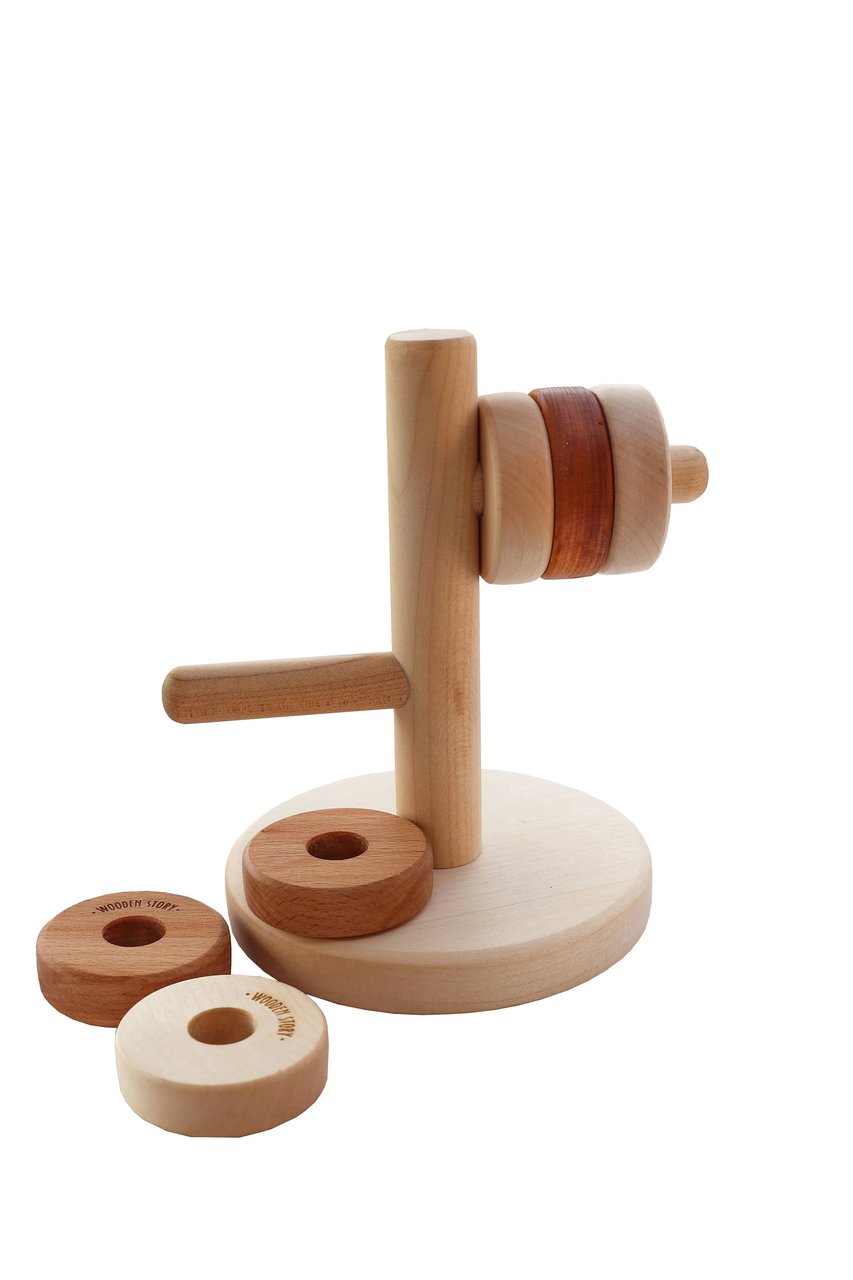 Horizontal stacking toy - montessori - Image 3