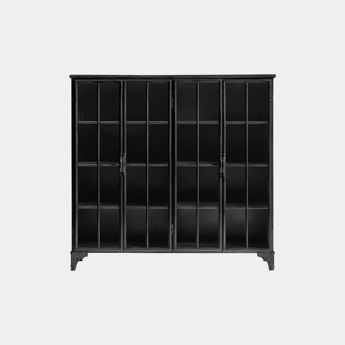 Iron & Glass Low Display Cabinet - Image 2