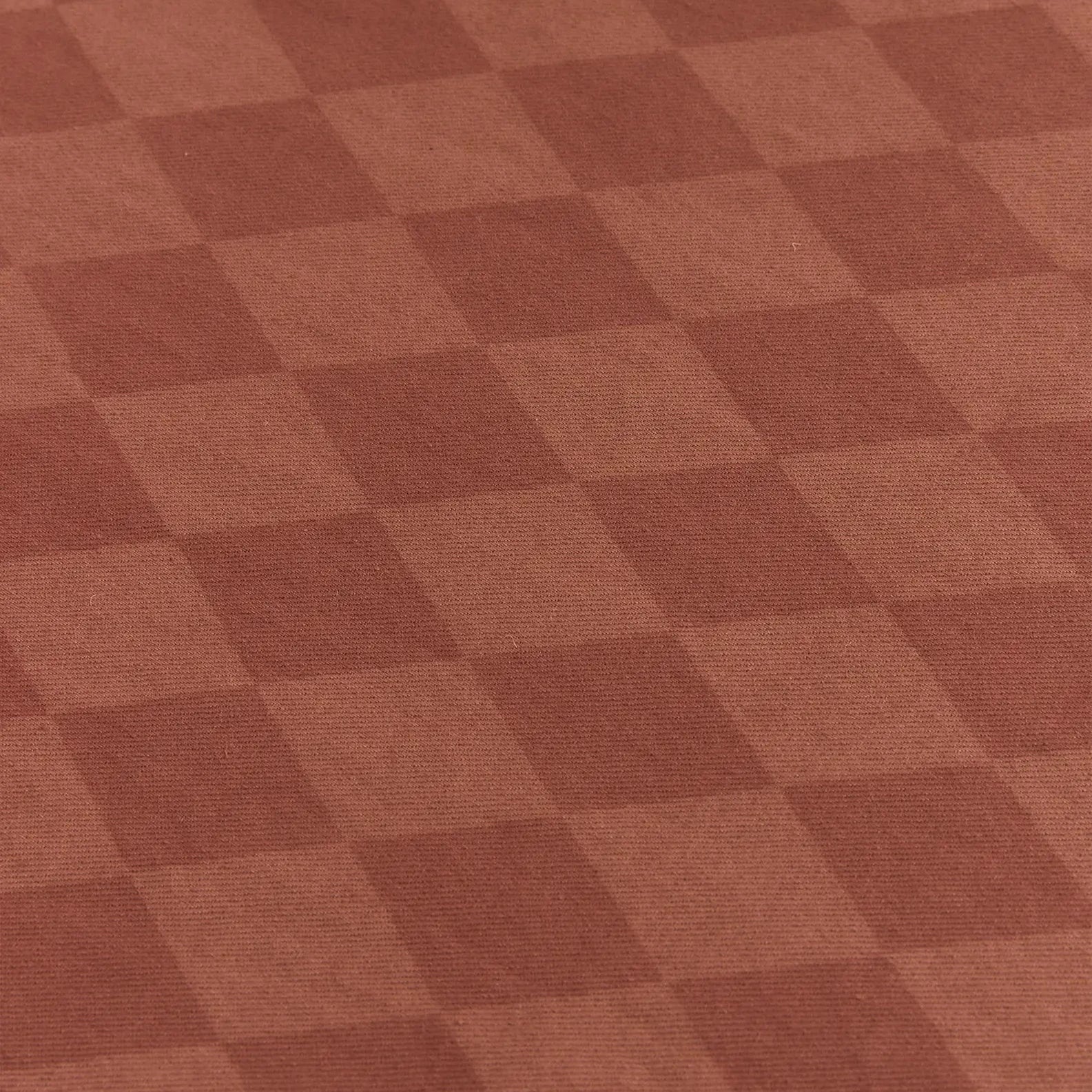 Kid Floor Mattress in Washed Cotton Vibes - Removable Cover Maroon Harlequin - Image 3