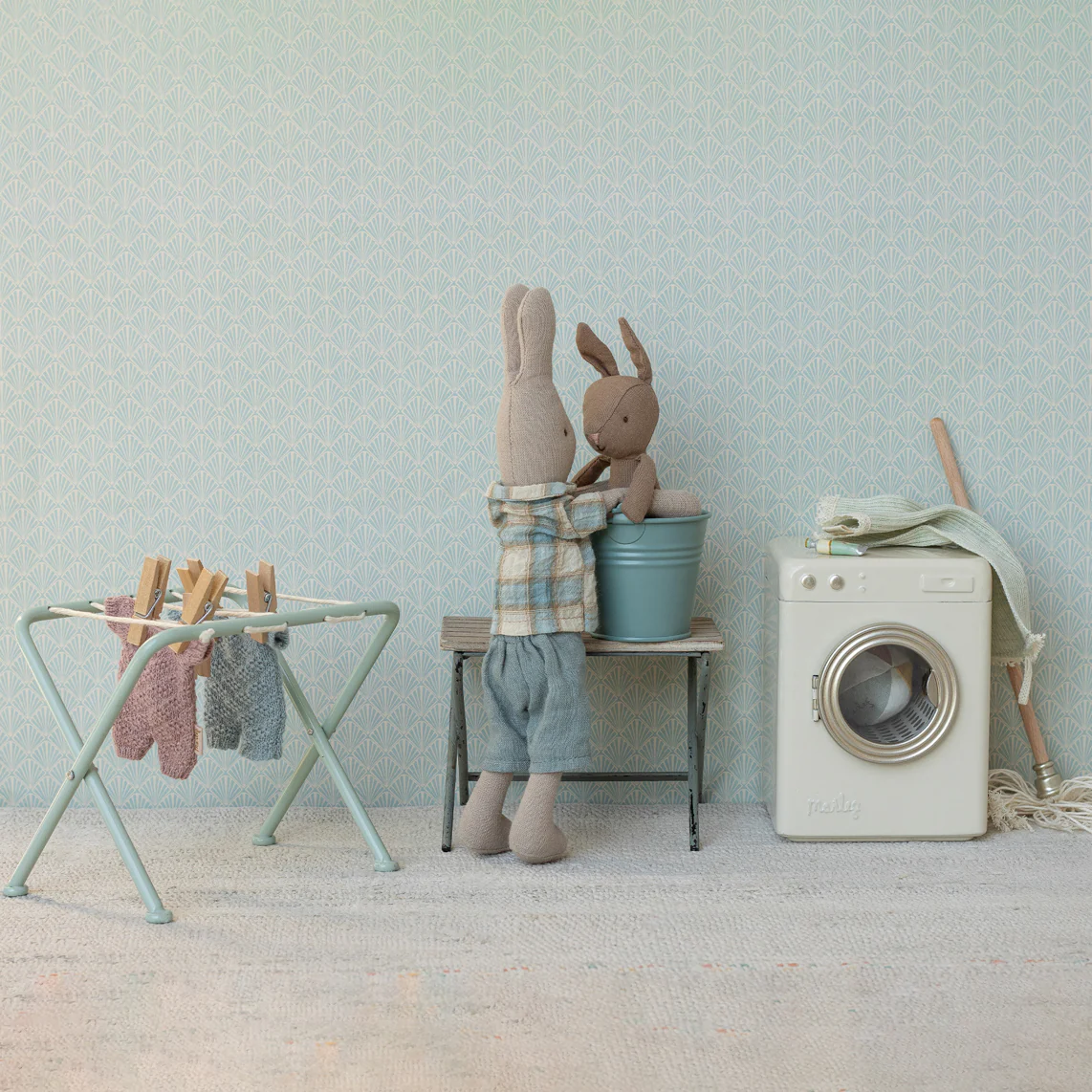 Knitted Suit, Micro - Blue - Image 2