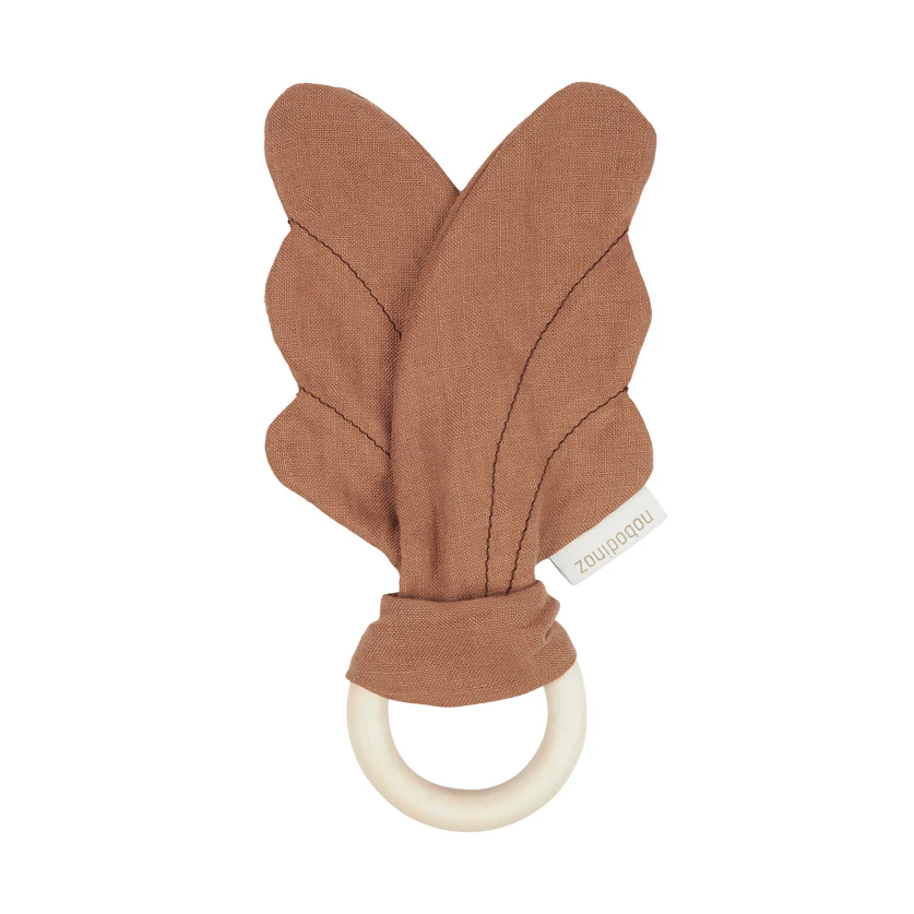 Lin Francais Wings Teether Noisette