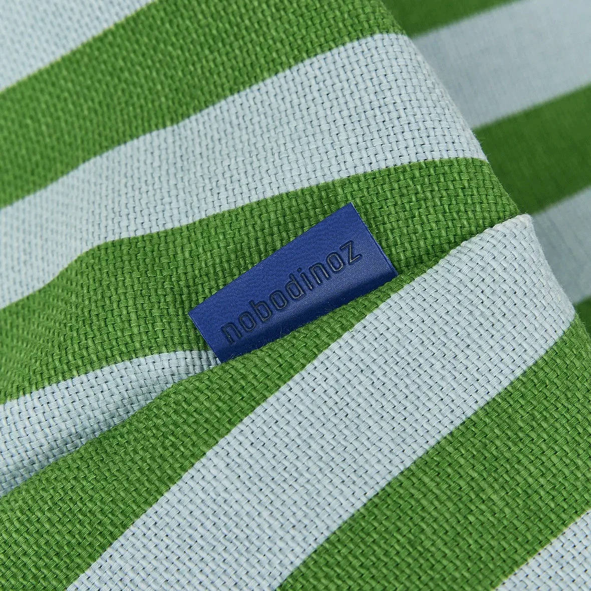 Long Beanbag - Kid Size - Bliss - Green Blue Stripes - Image 4