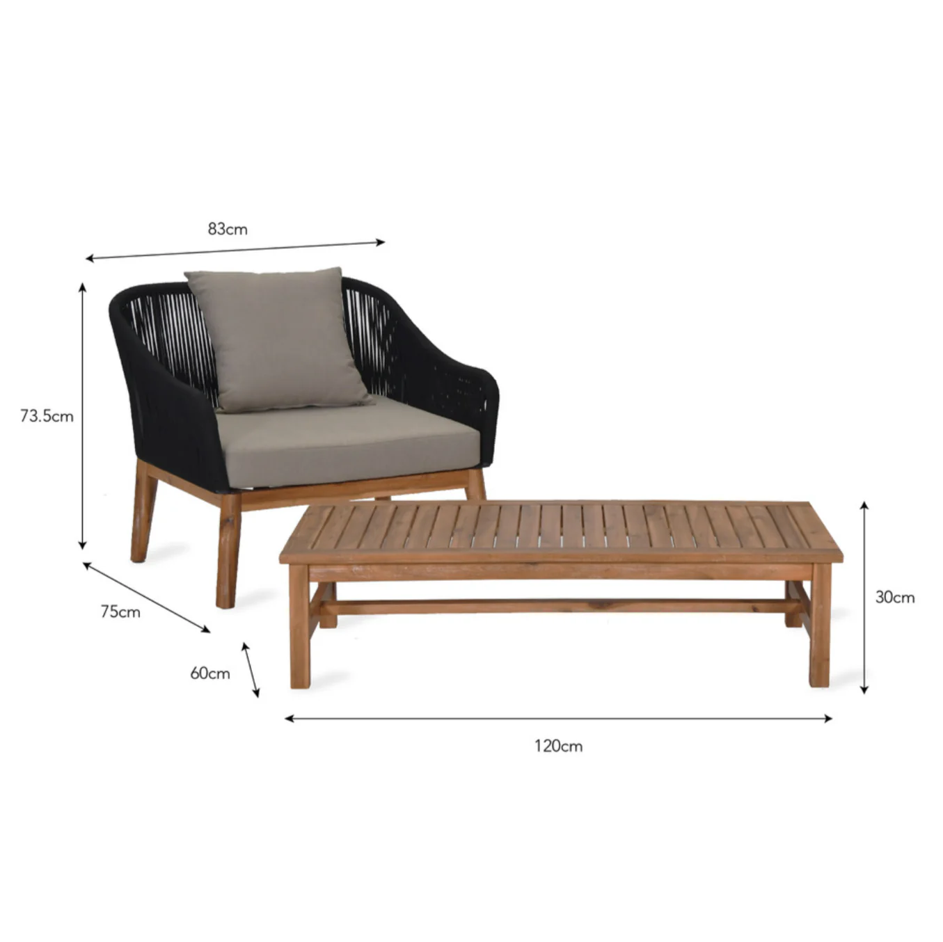 Garden Trading Luccombe Armchair Set - Image 6
