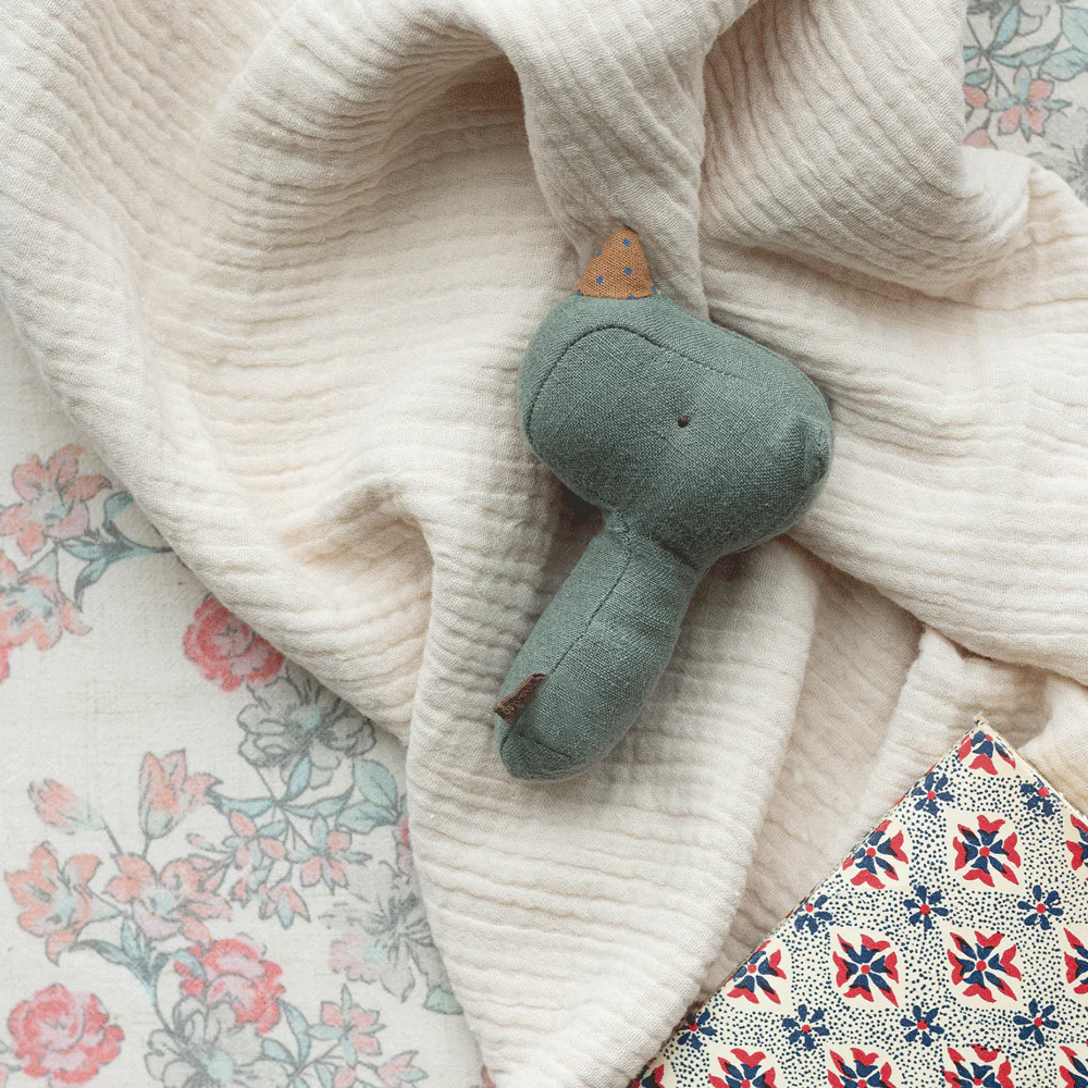 Lullaby Friends, Rhino Rattle - Pine - Image 2