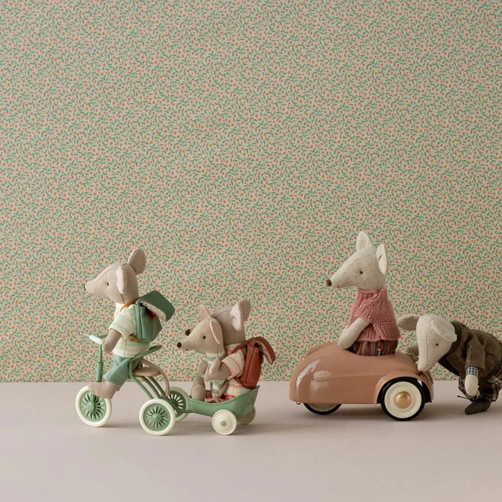 Maileg Abri à tricycle, Mouse - Green - Image 5