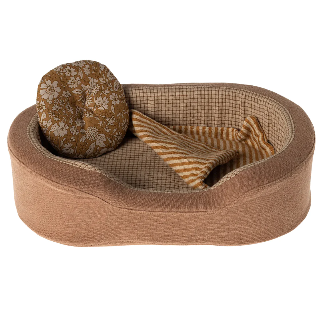 Maileg Cosy Basket - Small Brown