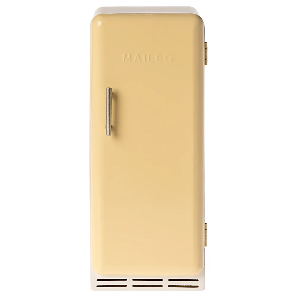 Miniature Fridge Yellow