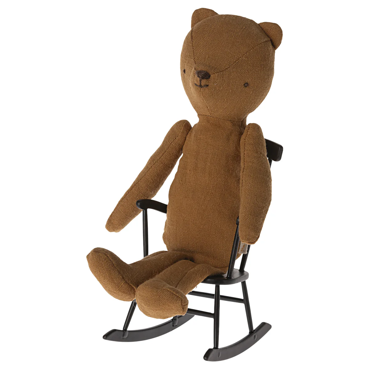 Maileg, Rocking Chair, Mini - Anthracite  - 11-4113-01 - Image 2