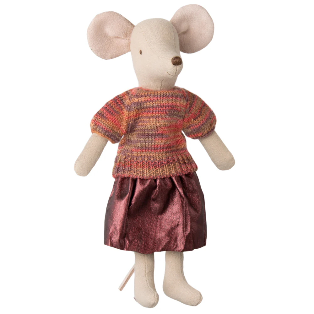 Maileg Skirt And Knitted Blouse Mum Mouse - Image 3