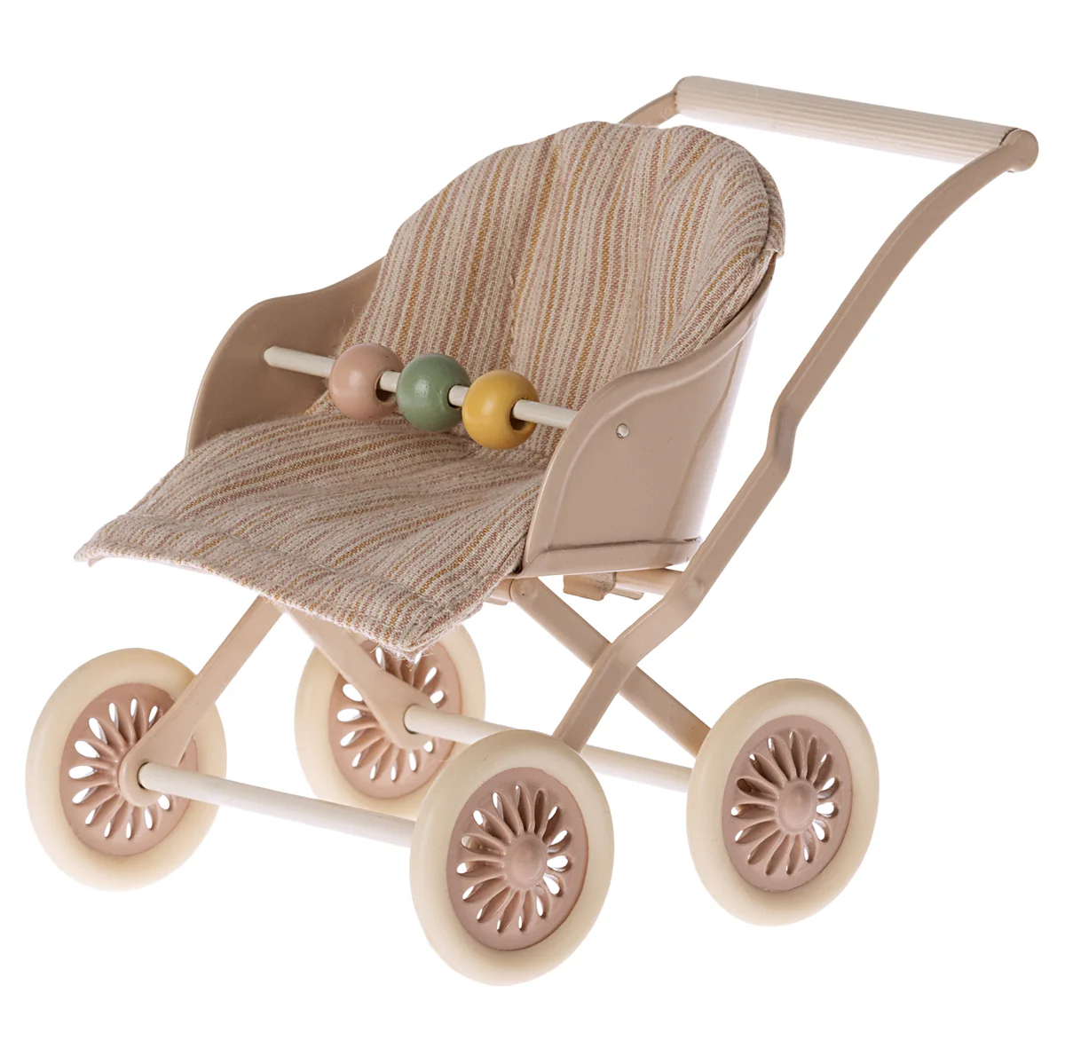 Maileg Stroller, Baby Mice - Rose