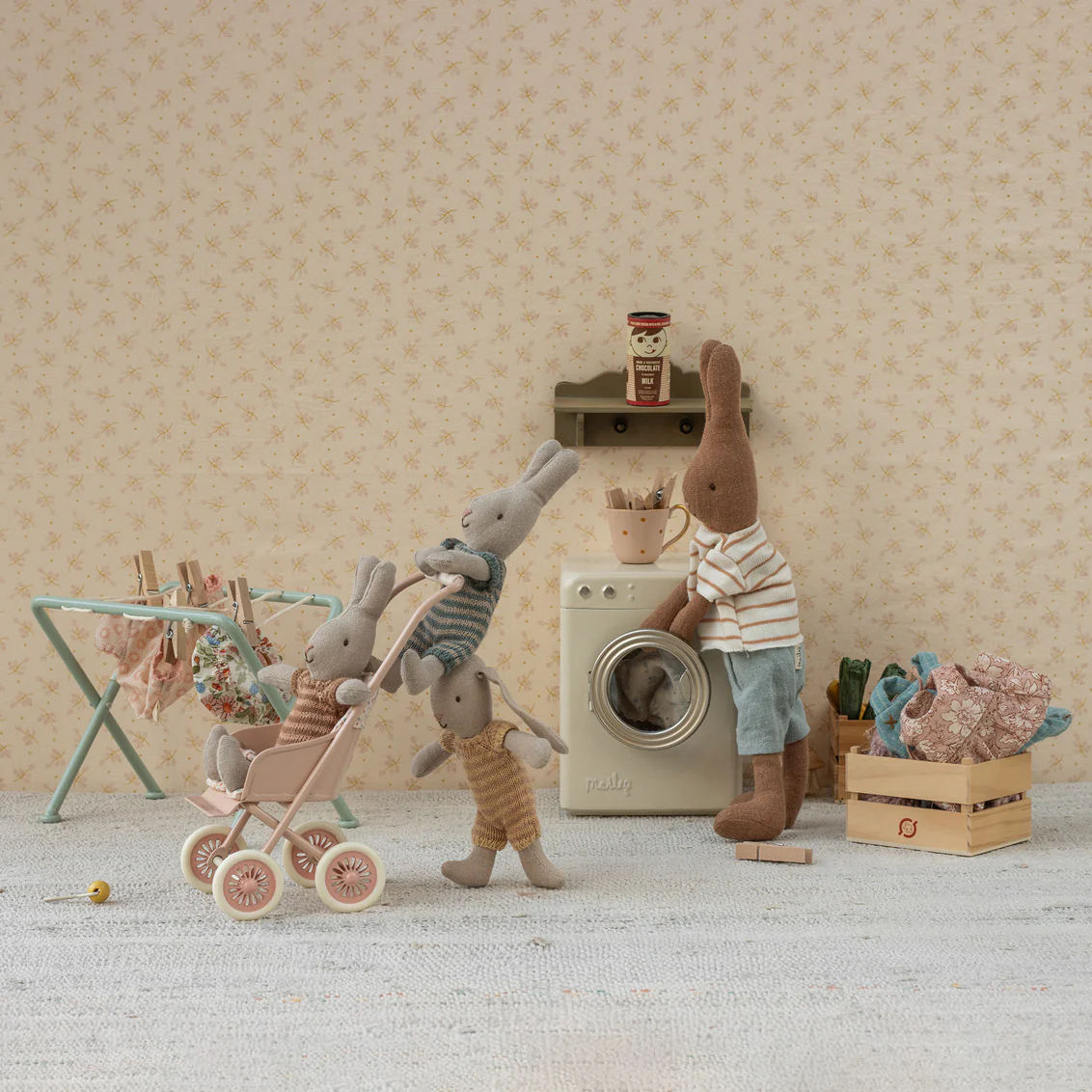 Maileg Stroller, Micro Powder - Image 2