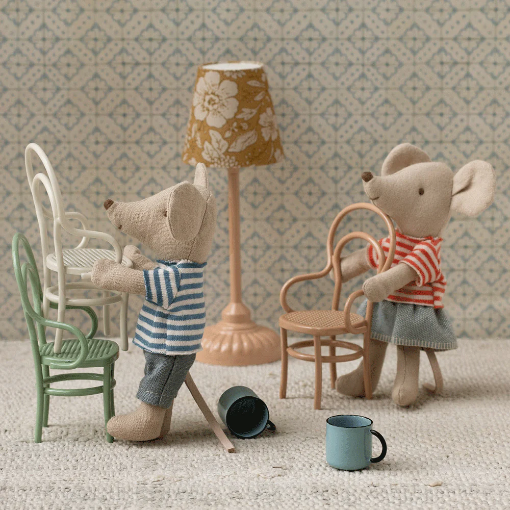 Maileg Vintage Chair Mouse - Mint - Image 2