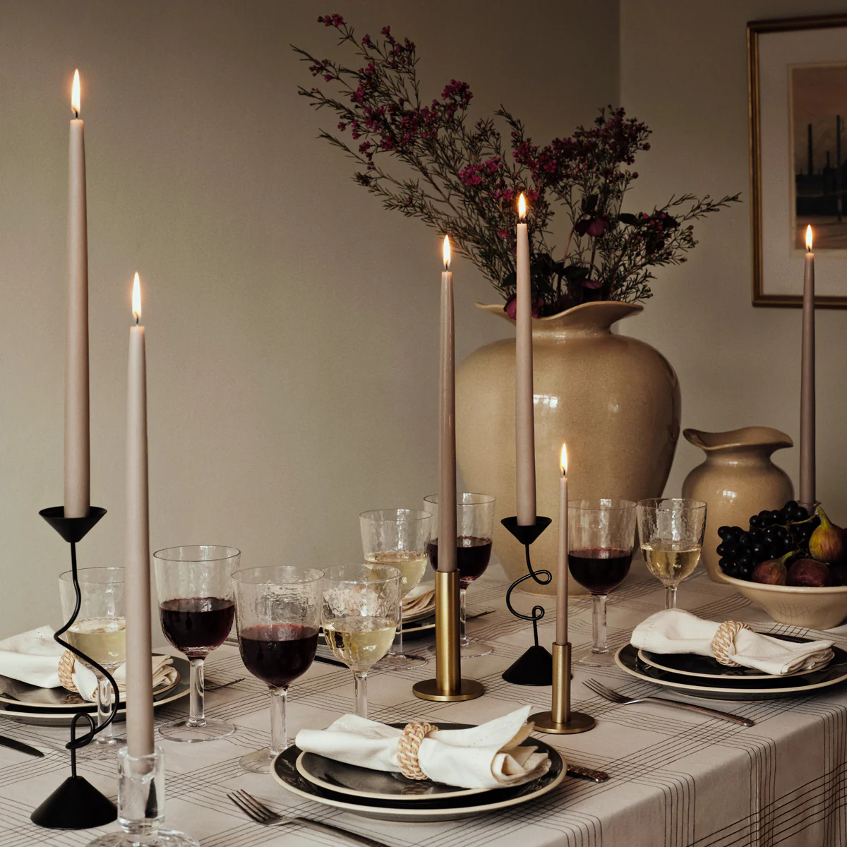 Maro Candle Holder: Dinner Candle - Image 4