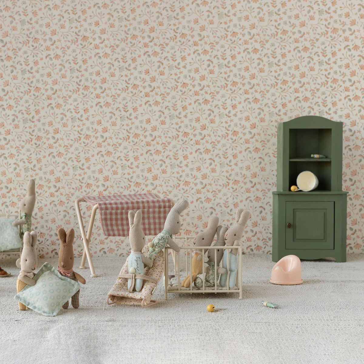 Miniature Corner Cabinet,  - Dark Green - Image 2