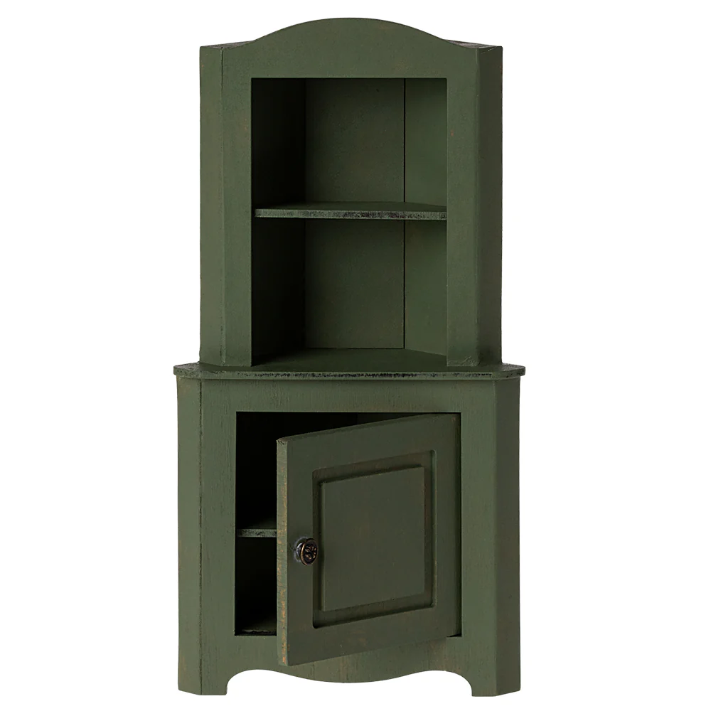 Miniature Corner Cabinet,  - Dark Green - Image 3