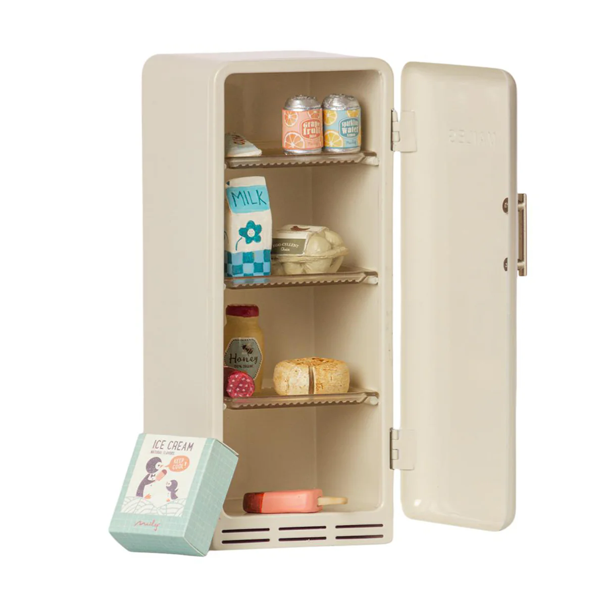 Miniature Fridge Off White - Image 4