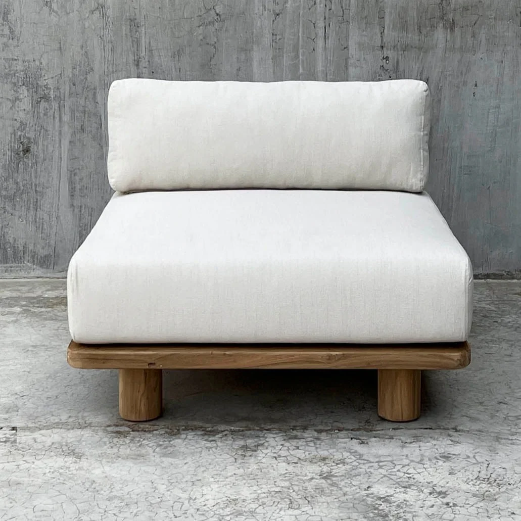 Recycled Teak Outdoor Module Sofa PRE ORDER - Image 8