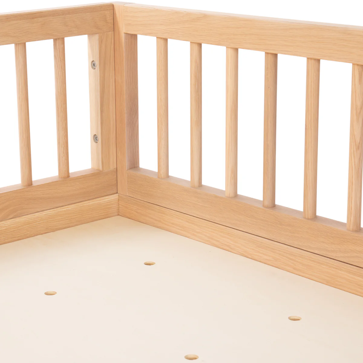Pure Oak Wood Junior Bed - Image 13