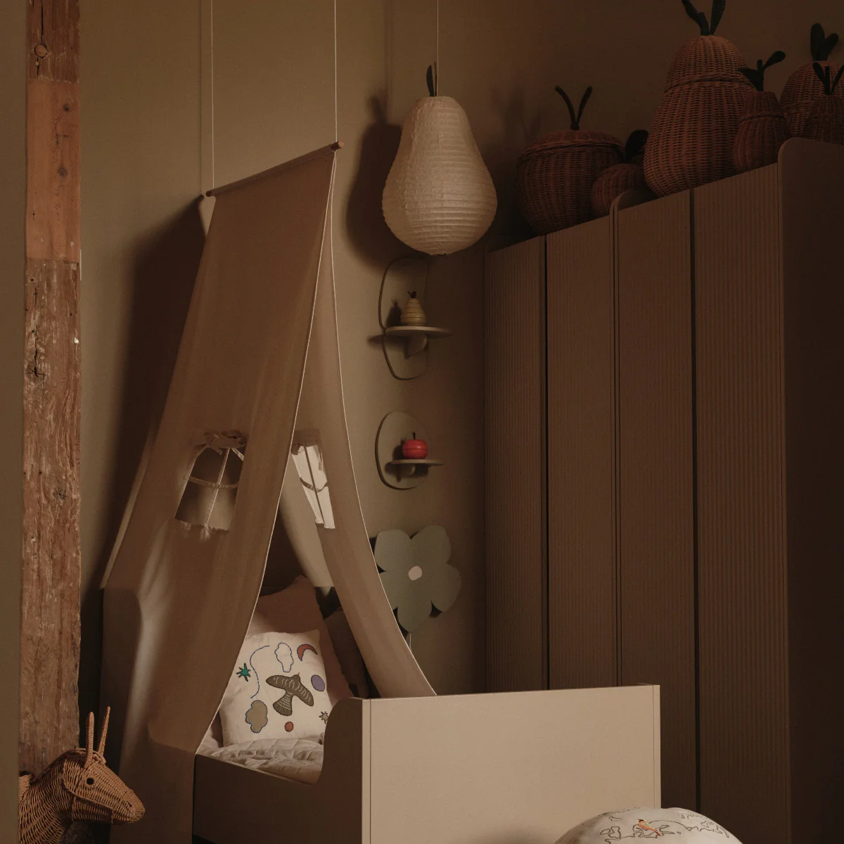 Pear Lampshade - Natural - Image 2