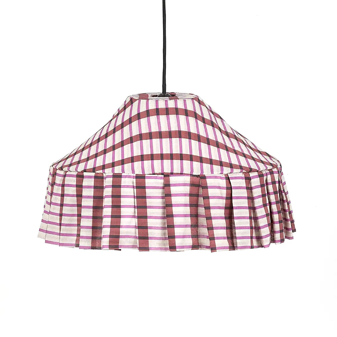 Pre-order Pendant Lampshade Diam. 50cm Nicole - Brown Purple Mosaic
