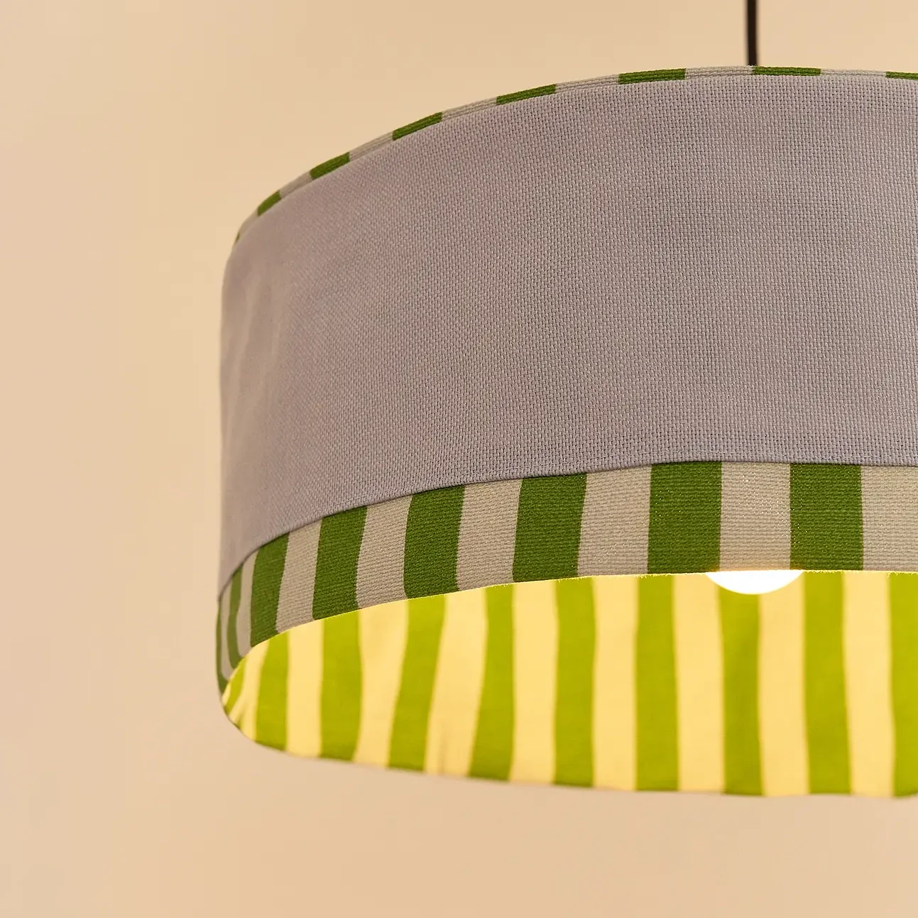 Pendant Lampshade Diam. 50cm Paul - Baltic Blue - Image 2