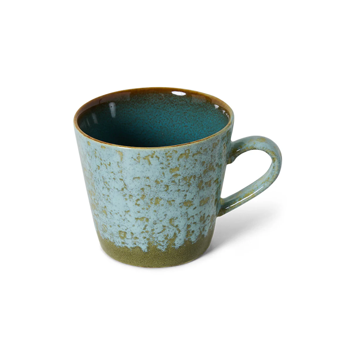 70s Ceramics: Cappuccino Mug Verdigris - Image 3