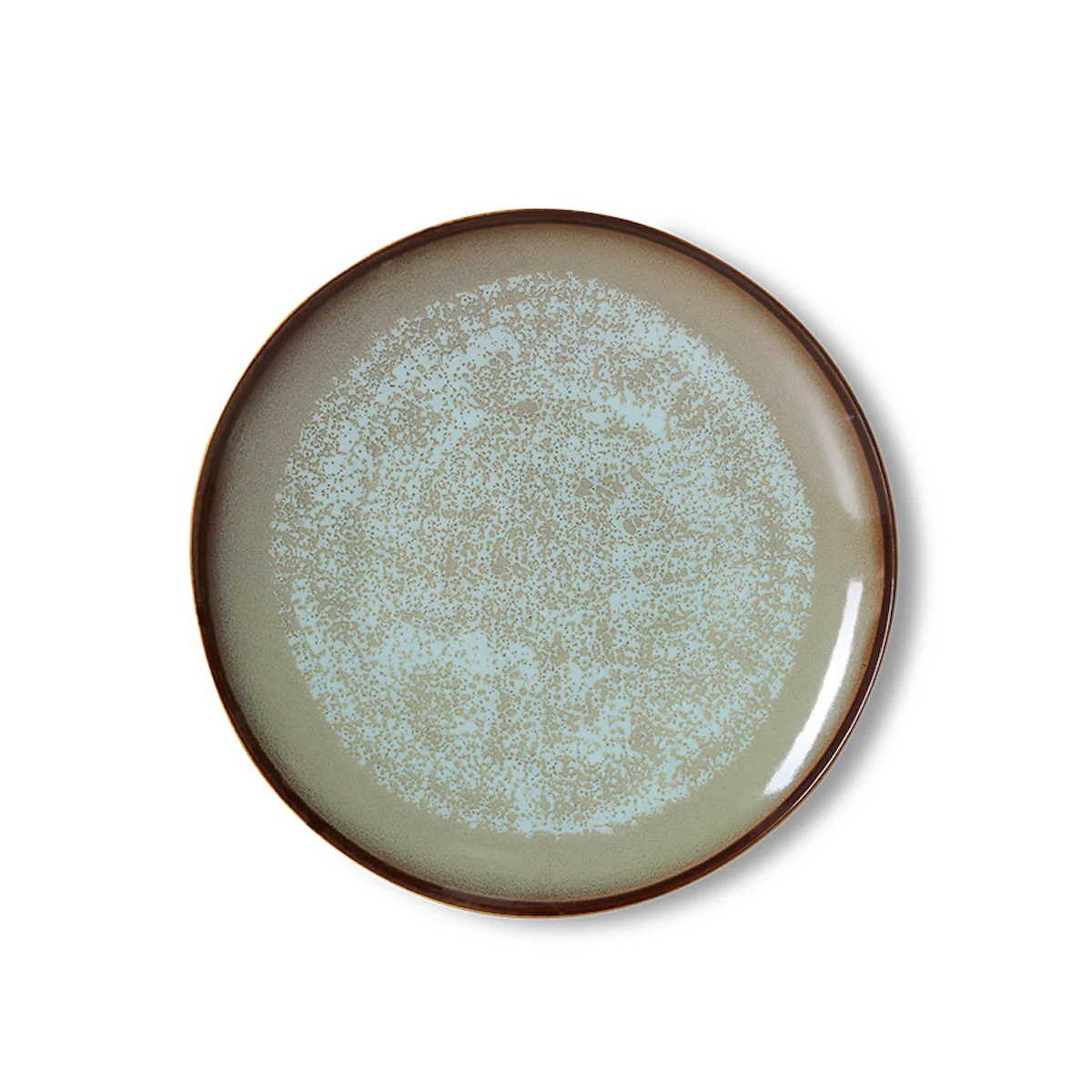 70's Ceramics Dinner Plate Contrast, Set of 2 - Image 3