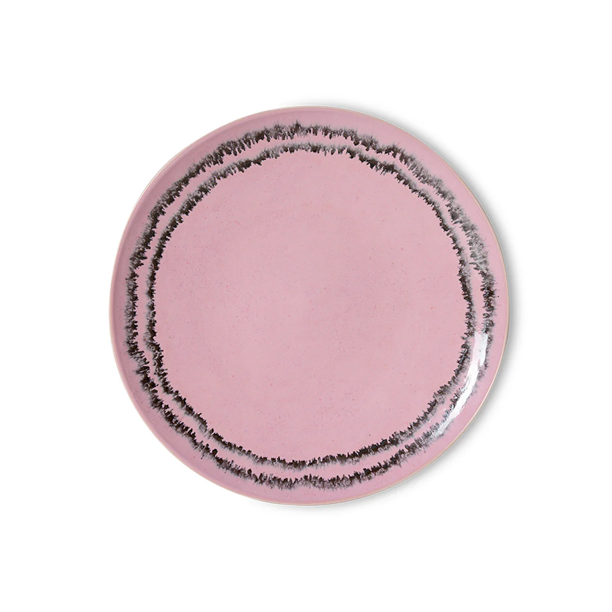 70s Ceramics Dinner Plates Bubble, Set of 2 - Image 3