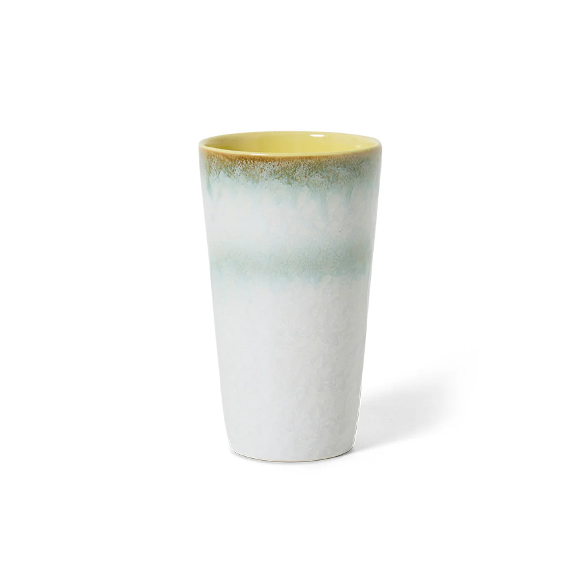 70s Ceramics: Latte Mugs Petal