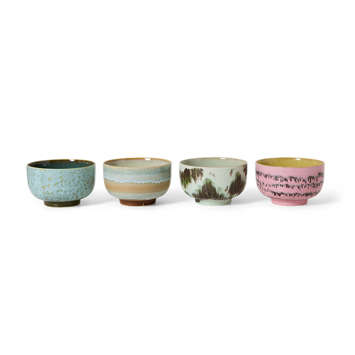 70s Ceramics: Noodle Bowls Dada, Set of 4 - Image 3