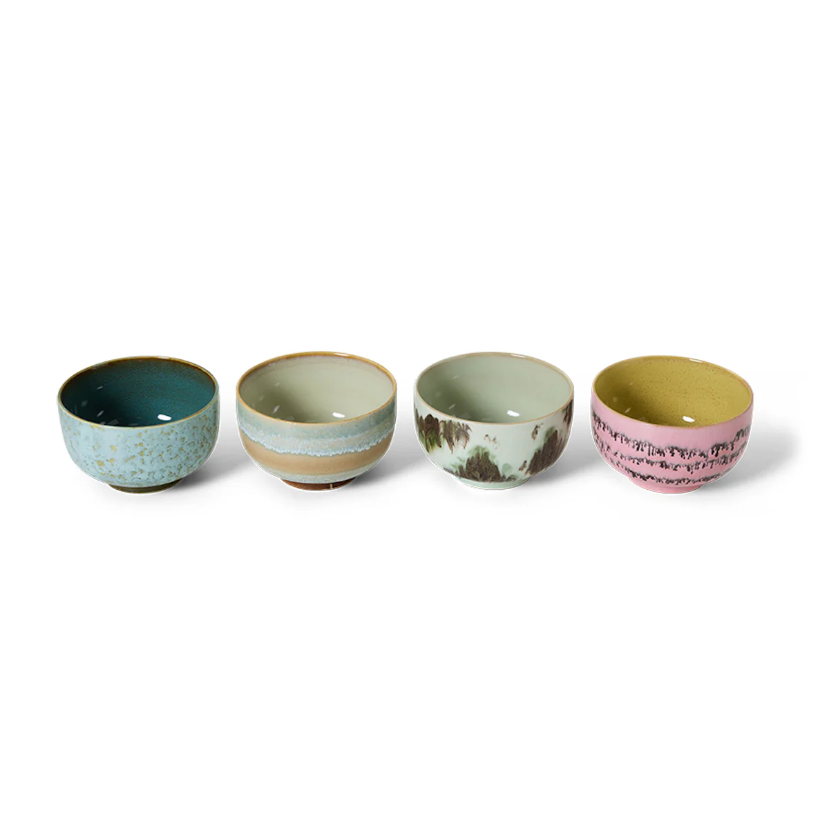 70s Ceramics: Noodle Bowls Dada, Set of 4 - Image 4