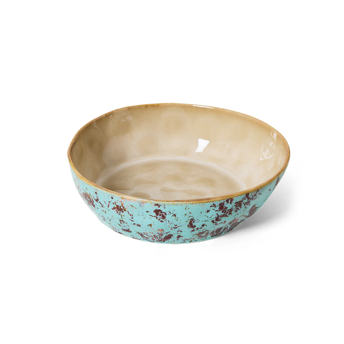 Pre-order 70s Ceramics: Pasta Bowls Patina, Set of 2 - Image 3