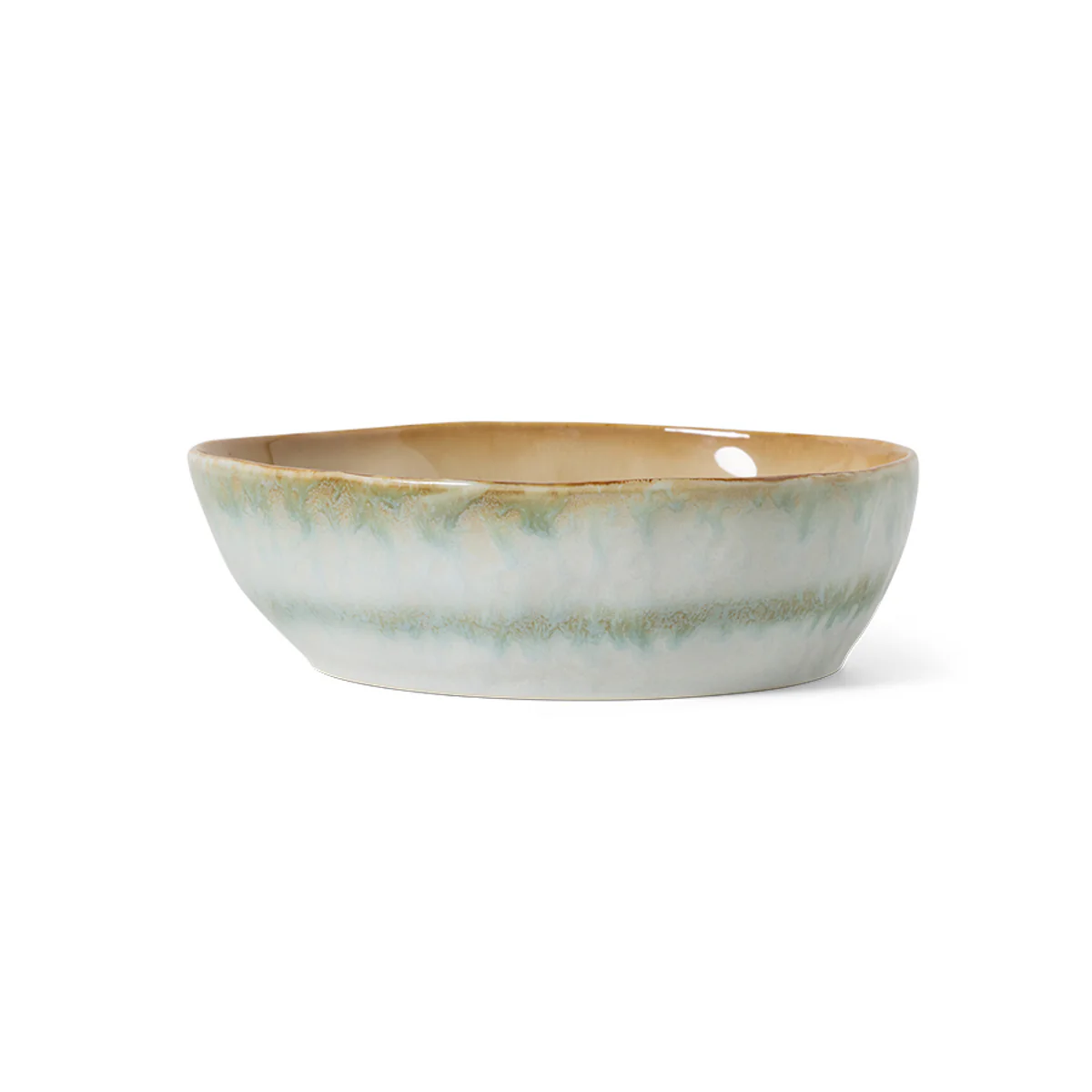 70s Ceramics: Pasta Bowls Petal, Set of 2 - Image 2