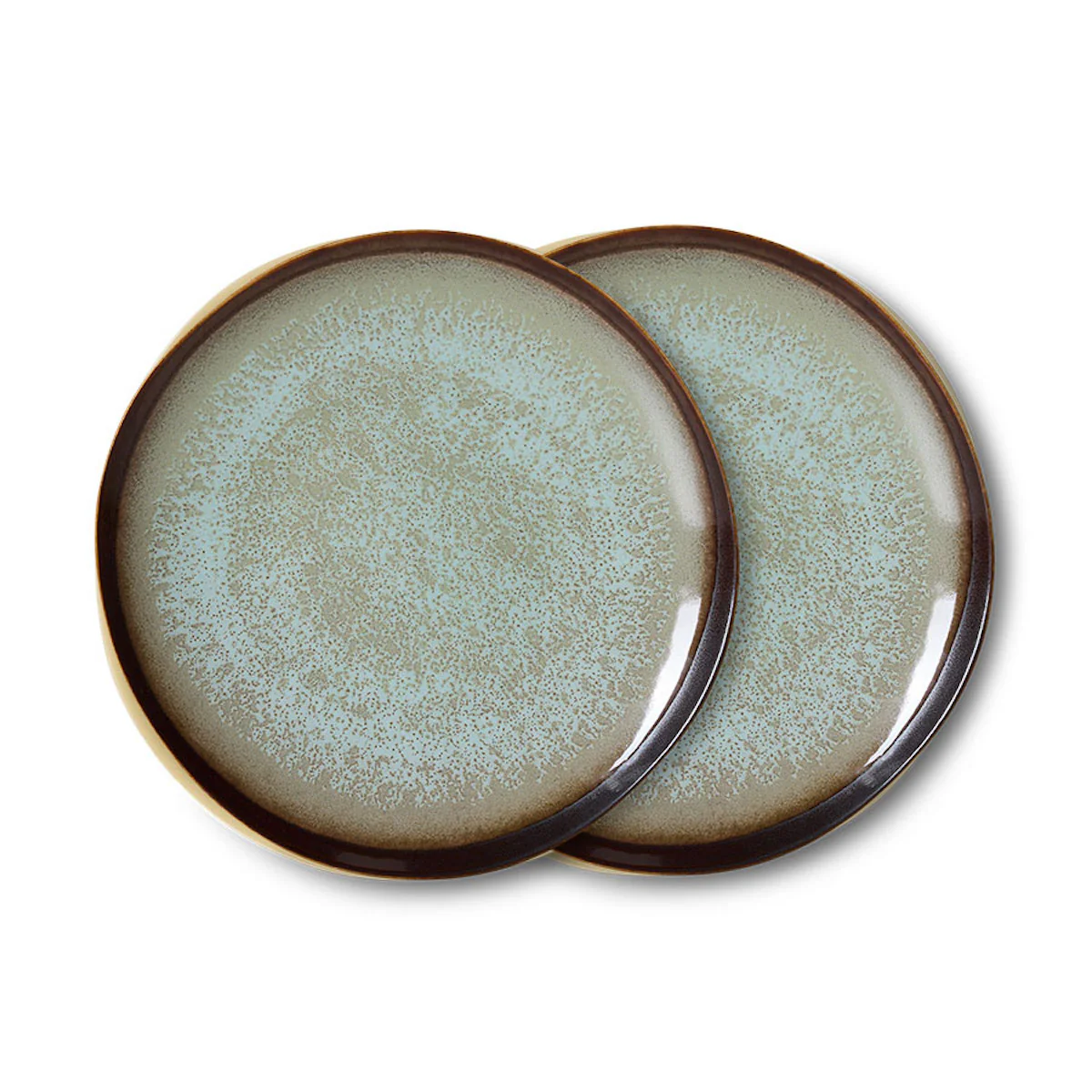 Pre-order 70's Ceramics Side Plate Contrast, Set of 2