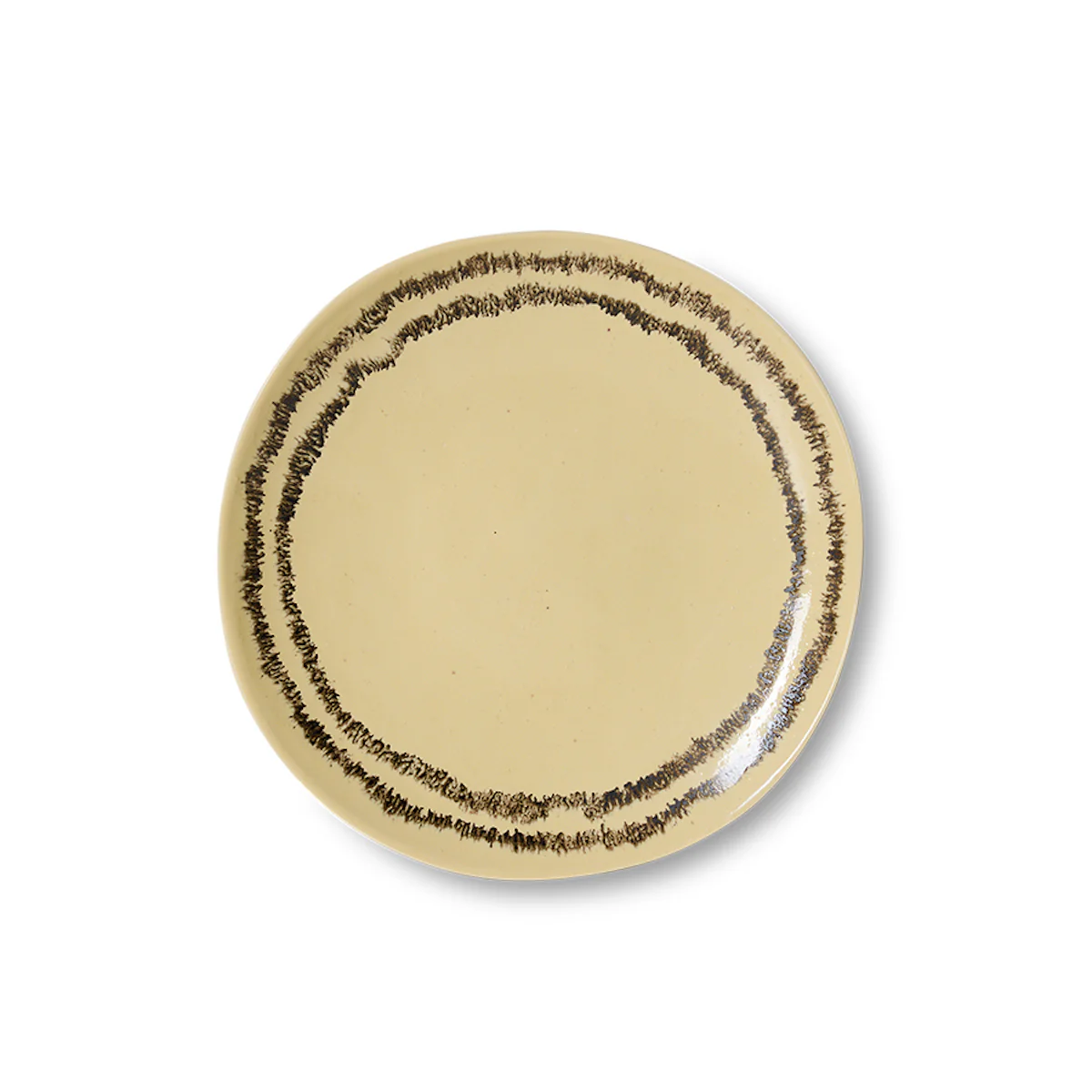 70's Ceramics Side Plate Vanilla Set of 2 - Image 2