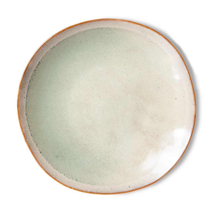 70s Ceramics: Side Plates Mist, Set of 2 - Image 4
