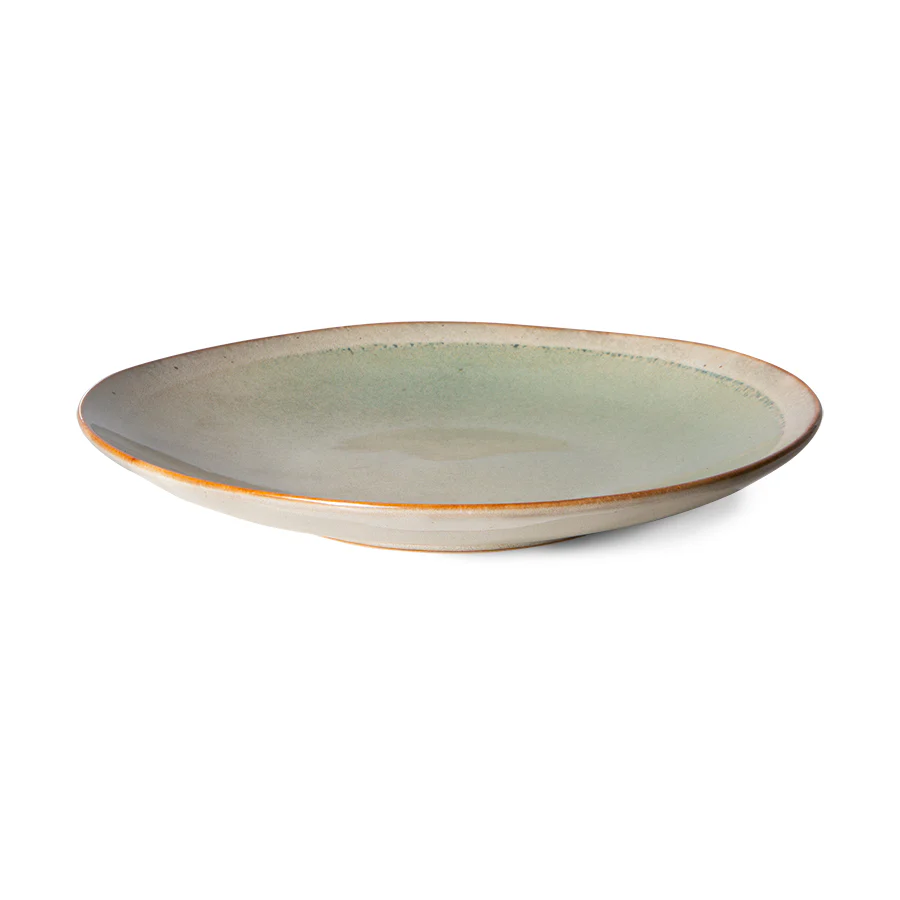 70s Ceramics: Side Plates Mist, Set of 2 - Image 5