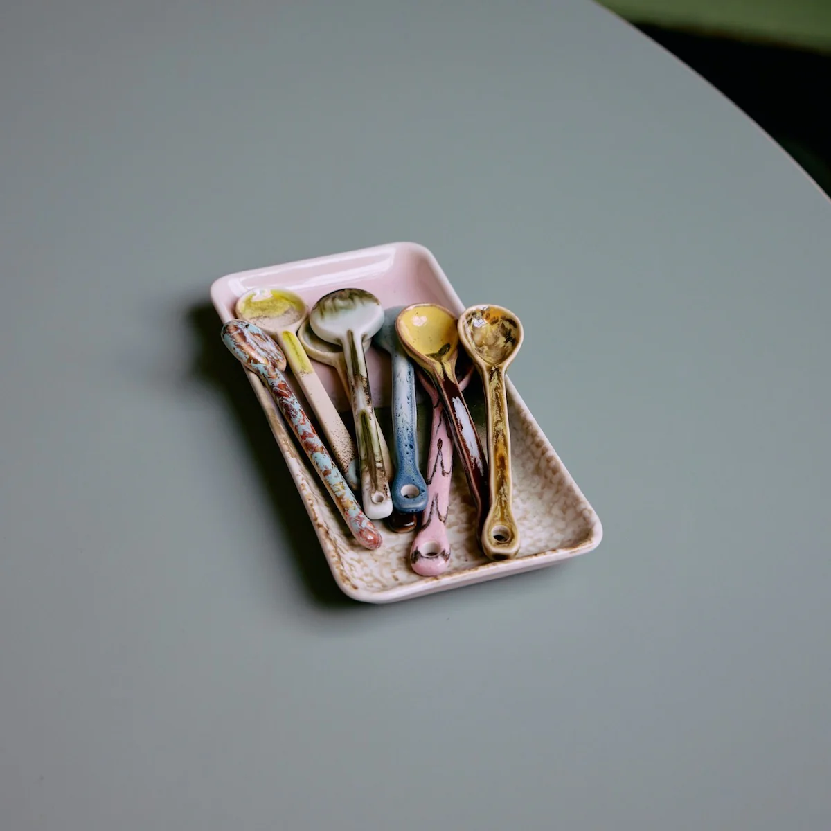70s Ceramics: Spoons Blend, M, Set of 4 - Image 2